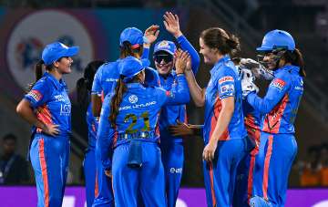 Mumbai Indians Women celebrate