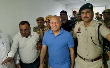 Former Delhi Deputy Chief Minister and Aam Aadmi Party (AAP) leader Manish Sisodia being produced before the Rouse Avenue court.