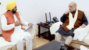 Punjab CM Mann meets Amit Shah, discusses issue of cross-border security 