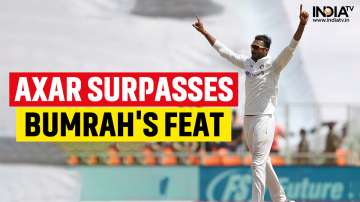 Axar Patel registers new record with his 50th test wicket