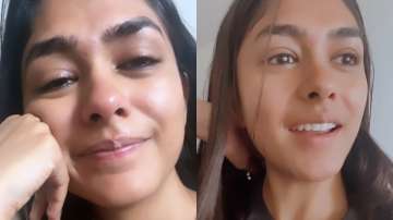 Mrunal Thakur shares her crying picture