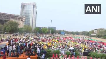 Farmers protest, Ramlila Maidan, MSP