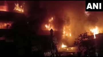 Massive fire breaks out in Kanpur's Basmandi | WATCH 