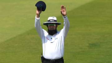 Aleem Dar in action