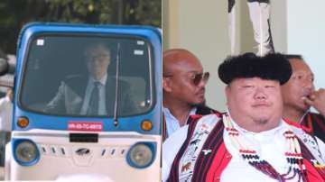 Bill Gates drives e-rickshaw in India, Nagaland Minister reacts