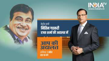 Watch Union Minister Nitin Gadkari in Aap Ki Adalat on Saturday, April 1, 10 PM.