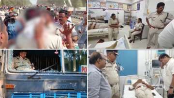 Violent protest in Bhubaneswar
