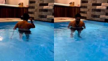 Rishabh Pant: Watch: Rishabh Pant walks in the swimming pool, shares video  of post accident recovery