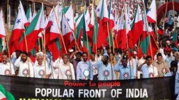 PFI crackdown, PFI ban, PFI news, PFI flag, PFI full form, PFI meaning, PFI india, PFI kerala, nia, 