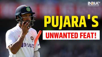 Pujara registers unwanted record in test cricket