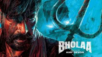 Bhola poster featuring Ajay Devgn