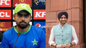 Babar Azam and Harbhajan Singh