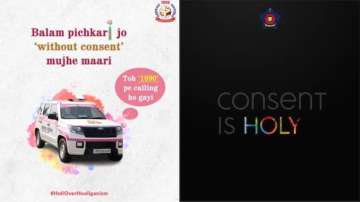 Holi 2023: UP and Mumbai Police share posts to spread awareness about consent
