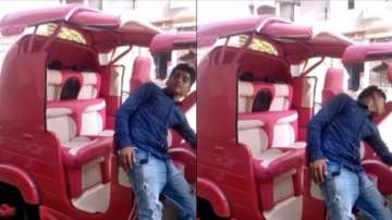 Autorickshaw transforms into convertible