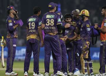 Team KKR celebrates