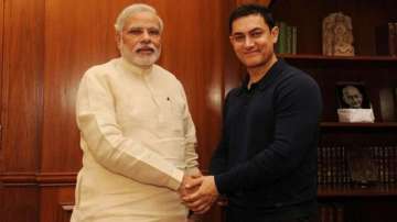 PM Modi and Aamir Khan