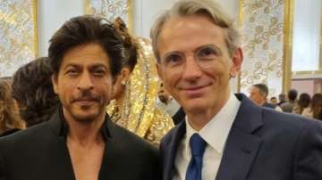 Shah Rukh Khan meets French ambassador at NMACC launch