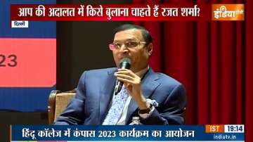 India TV's chairman and Editor-In-Chief Rajat Sharma was the chief guest at  Hindu College's  'COMPASS-2023' programme. 