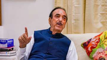 Democratic Progressive Azad Party (DPAP) chief Ghulam Nabi Azad.