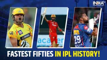 Fastest fifties in history of IPL