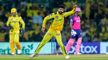 Ravindra Jadeja took 2 wickets in CSK's game against RR.