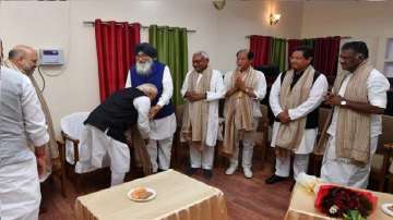 PM Modi touched Badal's feet showing respect for him in 2019