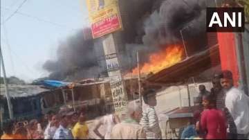 Bihar: Fire breaks out in slum in Patna