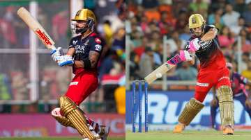 Virat Kohli leads RCB in game against RR