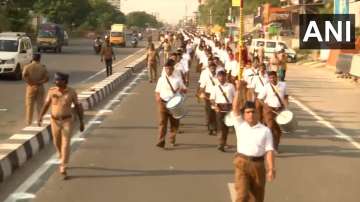 Tamil Nadu, RSS, RSS members conduct route marches, RSS route marches in Tamil Nadu, RSS news, RSS 
