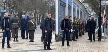 NATO chief Stoltenberg visits Kyiv for 1st time since the Russian invasion, pays tribute to fallen Ukrainian soldiers
