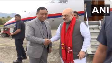 Union Home Minister Amit Shah reaches Mizoram