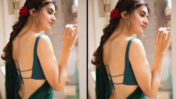 Taapsee Pannu drops alluring photo in green saree; fans go ‘Uff’
