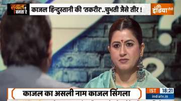 Sawal To Banta Hai: Activist Kajal 'Hindustani' clarifies her controversial remarks on India TV