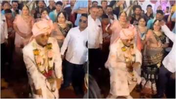 Groom dances to 'Maan Meri Jaan' for bride during wedding entry