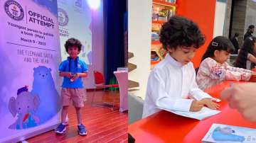 4-year-old boy becomes youngest male to publish a book