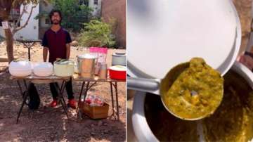 student runs homemade food stall in Faridabad