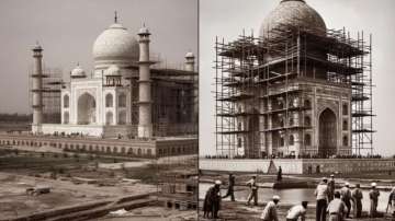 AI-generated images show how Taj Mahal was built