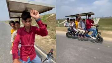 Viral video of solar-powered 7-seater vehicle