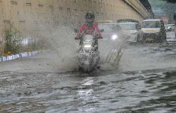 Heavy rain across Delhi-NCR leads to waterlogging, traffic jams
