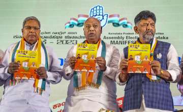 Congress releases Karnataka elections manifesto