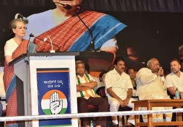 Karnataka elections, Sonia Gandhi 