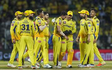 Team CSK celebrates