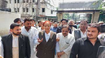 Samajwadi Party leader Azam Khan appears in the court in Rampur