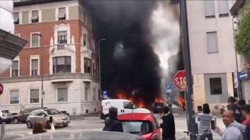 Explosion rocks Milan