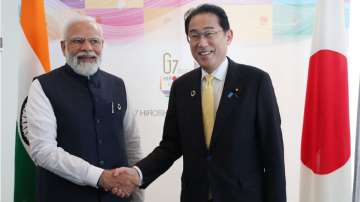 PM Modi holds bilateral talks with Japanese counterpart Fumio Kishida in Hiroshima