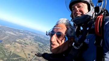 'Waah Maharaja sahab!': 70-yr-old minister TS Singh Deo tries Skydiving in Aus, CM showers praise - WATCH