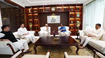 Opposition unity ahead of 2024: Bihar CM Nitish Kumar meets Arvind Kejriwal at his residence in Delhi