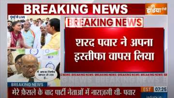 Sharad Pawar takes back his decision to resign as NCP chief