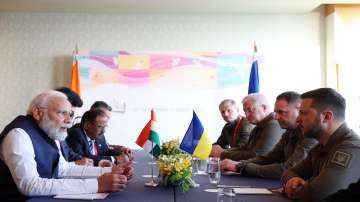 PM Modi meets his Ukrainian Excellency Volodymyr Zelenskyy in Hiroshima.