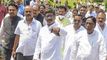 Odisha, Jharkhand CM, Hemant Soren, Hemant Soren shown black flags, Hemant Soren was shown black 